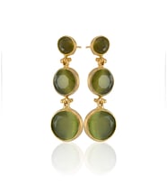 Kadir Jewellery 22 Ayar Altın Kaplama Vintage Küpe -El İşçiliği Ve Hipoalerjenik Küpe