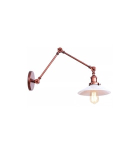 MYLİGHTS  RETRO BAKIR ESKİTME MAFSALI APLİK BEYAZ METAL BAŞLIK (Siyah)