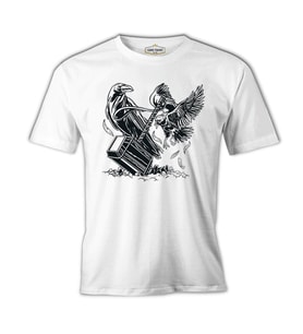 Hammer and the Crows Beyaz Erkek Tshirt