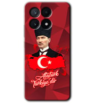 Poco x6 Pro Kılıf HD Desen Baskılı Kılıf - Atatürkiye