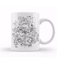 Plants vs Zombies Doodle Up Kupa Bardak Porselen