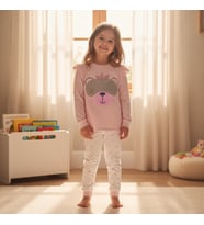 Çocuk Maymun Baskılı 2'li Takım CB1010
