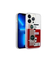 Apple iPhone 14 Pro Max Uyumlu Kılıf Desenli Sıvılı Zore Drink Silikon Kapak (Model 1)