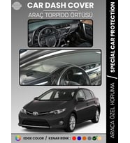 TOYOTA AURİS (2012-2019) Torpido Örtüsü Ön Göğüs Halı Torpido Koruma Tam Uyum UV Koruma Kolay Montaj