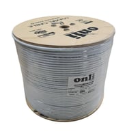 Onli RG6U6 Beyaz Anten Kablosu 500Metre 80Tel Yerli Üretim