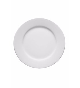 Güral Porselen YO21DU Düz Tabak 21 Cm 12 Adet (Beyaz)