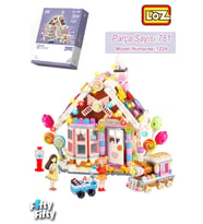 LOZ Creative Serisi Tatlı Hikaye Mağazası 781 Parça Oyuncak Yapım Seti FFLZ-1224 (Standart)