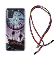 Samsung a71 A72 A73 A7 A9 2018 C7 C9 Kılıf Boyun Asklı Rasta Silikon Time 1749