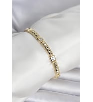 Xuping Punta Model Gold Renk Kadın Bileklik 5886 - HPSBYI7384-4944