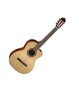 Cort AC120CEOP Elektro Klasik Gitar Cutaway Gövde - Open Pore