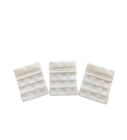 Sütyen Uzatma Aparatı 51mm Genişlik BEYAZ 3 lü Paket  Agraf Kopça Uzatıcı (Pamuk Beyaz)