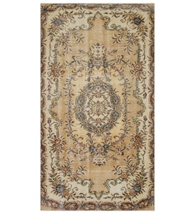 El Yapımı Yün Halısı 145x264 cm 9889
