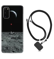 Samsung A02S A03S A10 A12 A13 A21S A22 Kılıf Boyun Askılı Silikon Astronoot Red Baloon 1608