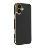 Apple iPhone 16 Kılıf Volet Silikon - Siyah