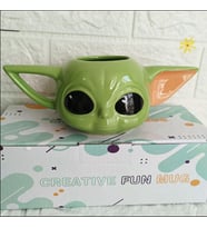 300ML Sevimli 3D Baby Yoda Seramik Özel Kupa Bardak