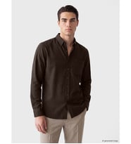 LCWAIKIKI Classic Kahverengi Regular Fit Erkek Gömlek