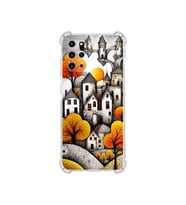 PrintiFy Samsung Galaxy S20 Plus ile Uyumlu Düşlerin Dansı Serisi Göçebe Şatolar Tasarımlı Uv Baskılı Köşe Korumalı Antişok Kılıf