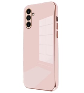 Newface Samsung Galaxy A15 4G Kılıf Volet Silikon - Pembe