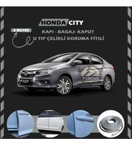 Honda City Oto Araç Kapı Koruma Fitili 5metre Parlak Gri Renk