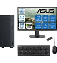 Asus Expertcenter P500MV Intel Core I7-13620H 48GB Ddr5 2tb SSD Freedos 6GB/RTX3050 100HZ IPS 23.8" Mon Minitower Masaüstü Bilgisayar WL7136216512B0DF19+Zettausbbellek