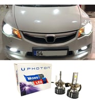 Honda Civic FD6 Led Xenon Uzun Far Ampulü HB3 Mono Yeni Seri Beyaz 2006-2012