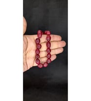 SEVGİLİYE ÖZEL HEDİYE ANDIZ AĞACI TESBİH BİLEK - MASKOT BOY BORDO RENK H-1431.