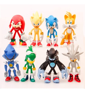 Sonic Aksiyon Figürleri 8li Set
