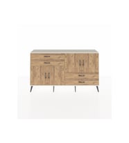 Arges Konsol 3 Raflı 4 Çekmeceli 4 Kapaklı 176x30x99 Aytaşı-Çam