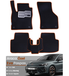 CUPRA LEON (2024-2025) Uyumlu EVA Paspas Tam Set–Araca Özel,Su Geçirmez,Kolay Montaj