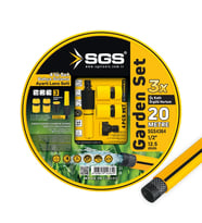 20 MT HORTUM 1/2 GARDENFLEX 4 PCS LANS SETLİ SGS 4364