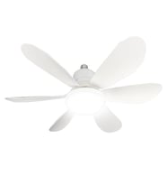 Feny Fn-F80 Zefira 3 Kademe Ultra Sessiz Uyku Mod 3000k-6500K Led Tavan Vantilatörü Kumanda