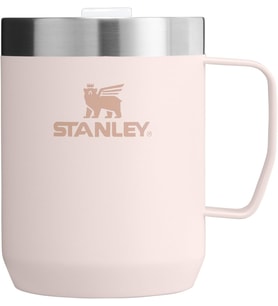 Stanley Classic Legendary Camp Mug Paslanmaz Çelik Termos Bardak, Pembe Kuvars (Rose Quartz), 0.23 L