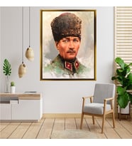 ÇERÇEVELİ ATATÜRK TABLO S8