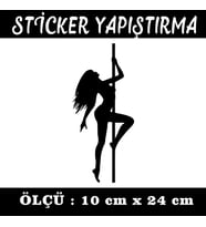 direk dansı etiket sticker - 2 adet çıkartma araba motosiklet kask atv tablet pc buzdolabı otomobil bilgisayar uyumlu