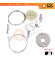 Opel Vectra B J96 1995-2004 4/5 Door İçin Elektrikli Arka Sağ veya Sol Kapı Cam Kriko Tamir Seti