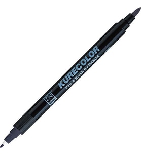 Zig Kurecolor Fine & Brush for MANGA Marker Çizim Kalemi 828 Gray 