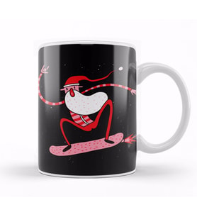 Lol Santa Funny Yılbaşı Yeni Yıl Konseptli Christmas Kupa Bardak Porselen