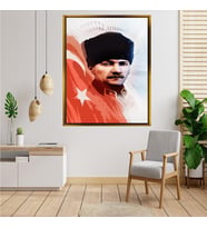 ÇERÇEVELİ ATATÜRK TABLO S23