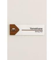Lucena Yemekhane Ofis Oda Kapı İsimliği Yönlendirme Tabelası Levhası Kişiselleştirilebilir