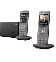 Gigaset CL660 Duo 2 Ahizeli Renkli Ekran Telsiz Telefon (Siyah-Gri)