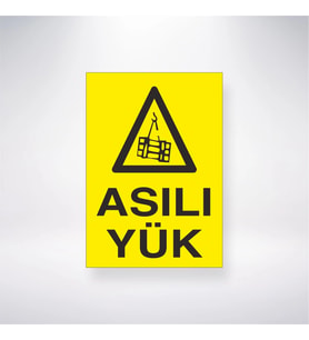 Asılı Yük 21x28 Arkası Yapışkanlı Levha