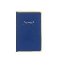 Victoria's Journals Monaco Vegan Deri Sert Kapak 13x21 96 Yaprak Çizgili Defter Mavi 123-0227