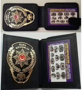 ÖZEL GÜVENLİK ROZETLİ CÜZDAN 2AD SATINAL-SADECE,ÖZEL GÜVENLİK KİMLİK KARTLI PERSONELE SATILIR