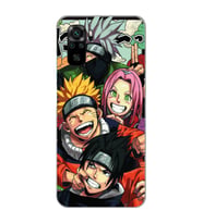Xiaomi Redmi Note 10 / Note 10S Uyumlu Naruto Tasarımlı Şeffaf Telefon Kılıfı