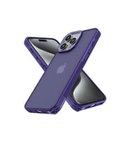 Apple İphone 15 Pro Kılıf Elegant Kapak - Derin Mor