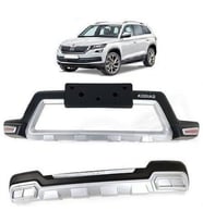 Skoda Kodiaq Uyumlu -2017 Ön Arka Tampon Koruyucu Koruma Difüzör