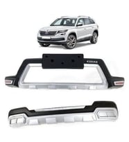 Skoda Kodiaq Uyumlu -2017 Ön Arka Tampon Koruyucu Koruma Difüzör