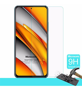 Microsonic Xiaomi Redmi K40 Pro+ Tempered Glass Cam Ekran Koruyucu