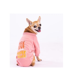 Pawstar Köpek Pink Power Sweat 2XLarge Sırt43cm Göğüs58cm Boyun38cm