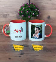 Savcı Kupa Bardak Turuncu Fotoğraflı Dünya Savcılar Günü Hediyesi